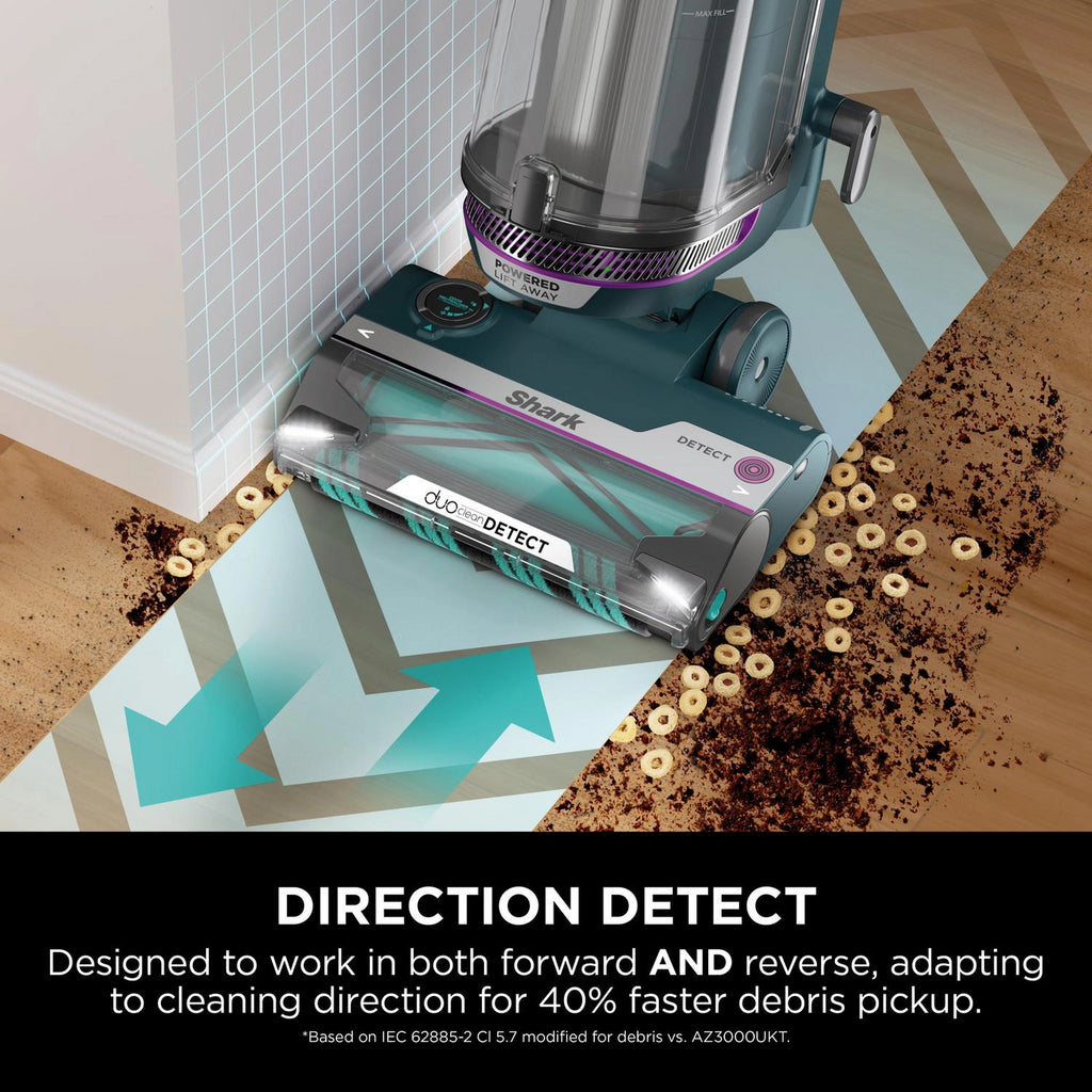 Shark PowerDetect Powered Lift-Away Upright Vacuum Cleaner - Dark Teal - AZ3900UKT