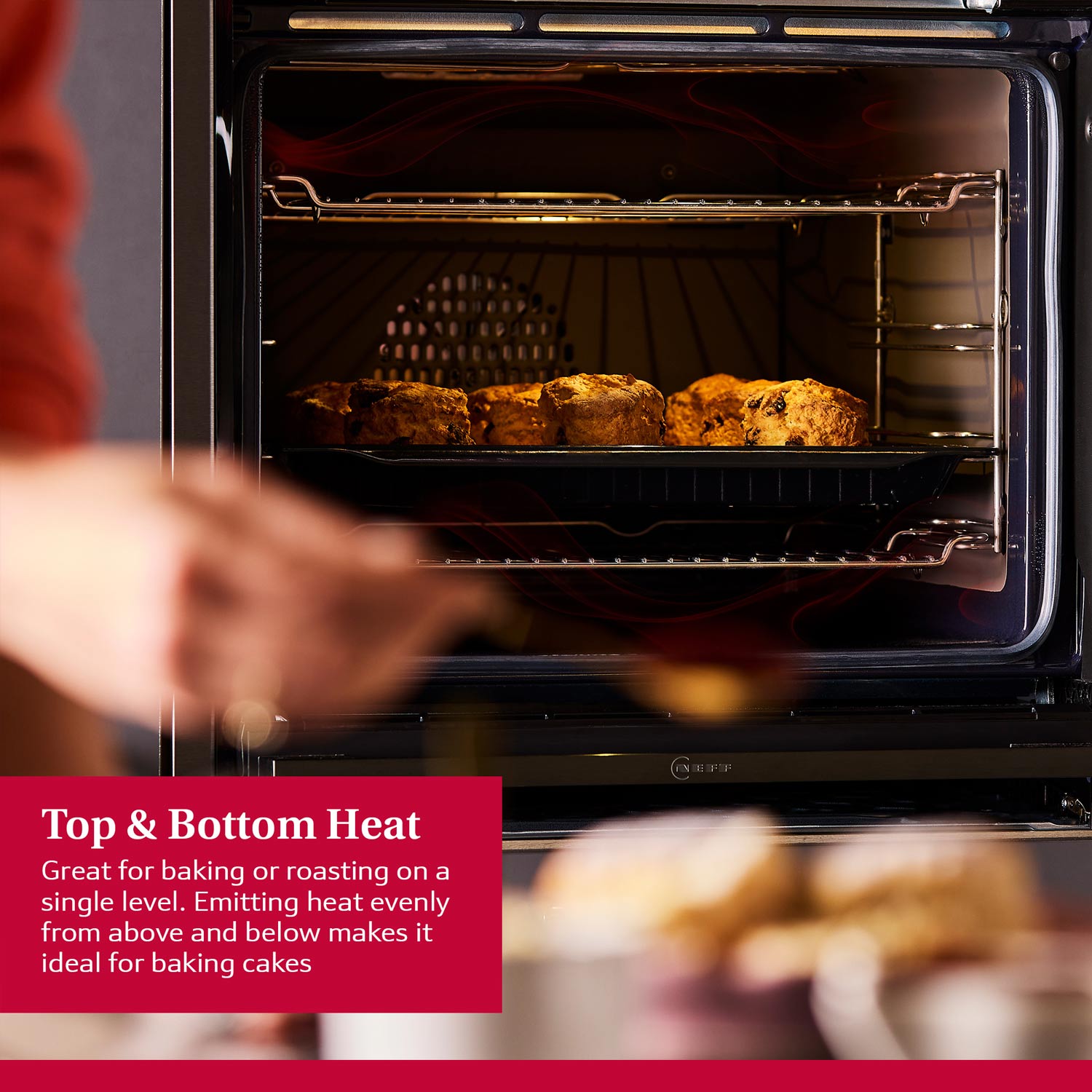 Neff B6ACH7AN7B Built in Single Oven, Multifunction Oven & Grill, PyroClean, Stainless Steel