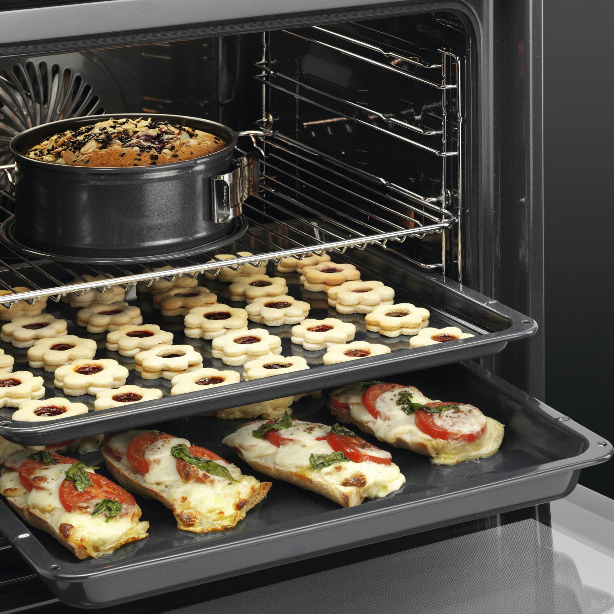 AEG BCX23101EM Built In Single Electric Multi-function Fan Oven with Grill, Stainless Steel