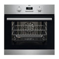 AEG BCX23101EM Built In Single Electric Multi-function Fan Oven with Grill, Stainless Steel