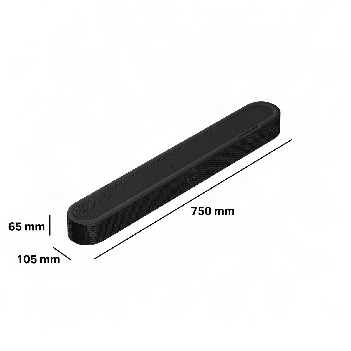 Sonos Beam Ultra Compact Soundbar with Dolby Atmos - Black