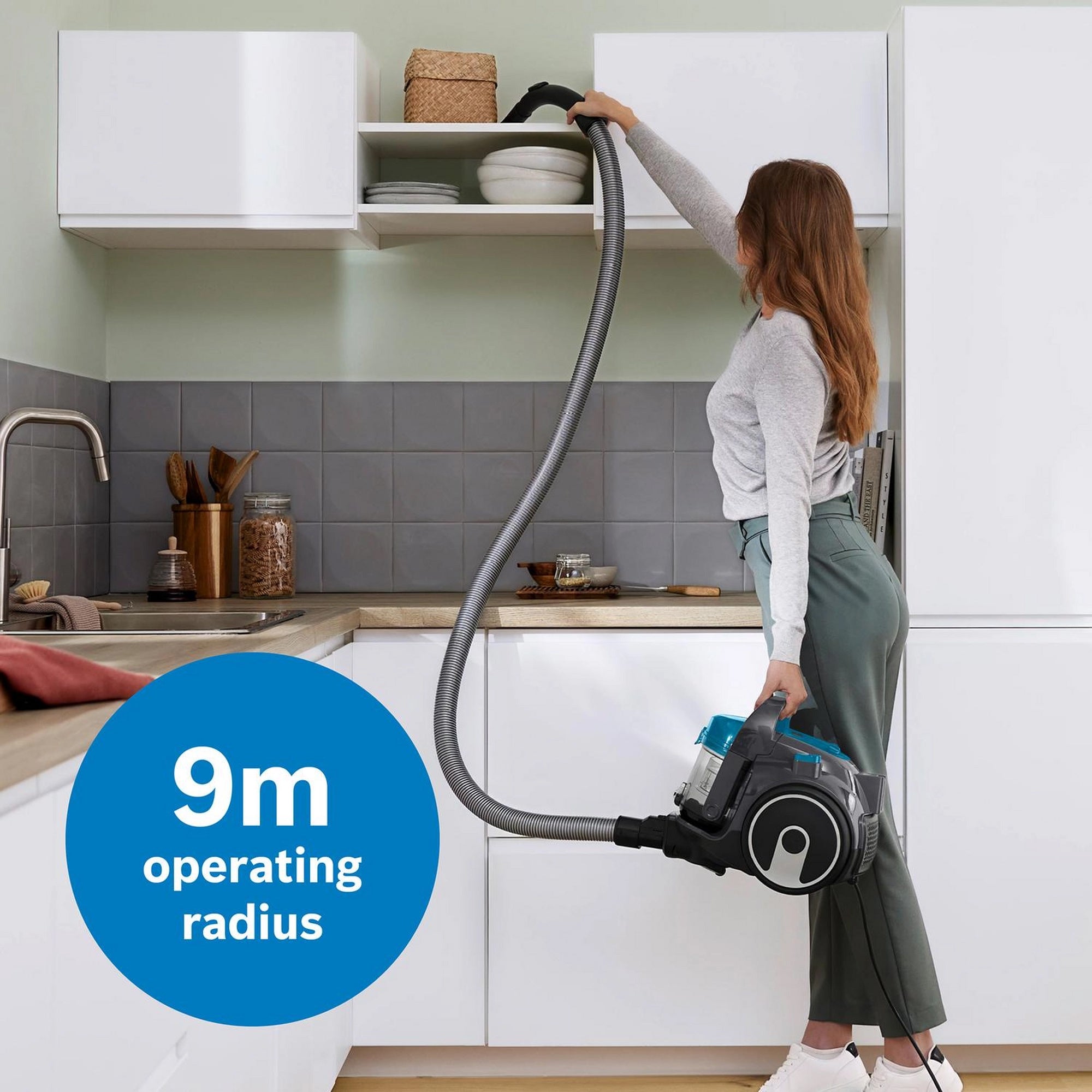 Bosch BGS05BU2GB Series 3 Cylinder Vacuum Cleaner – Turquoise