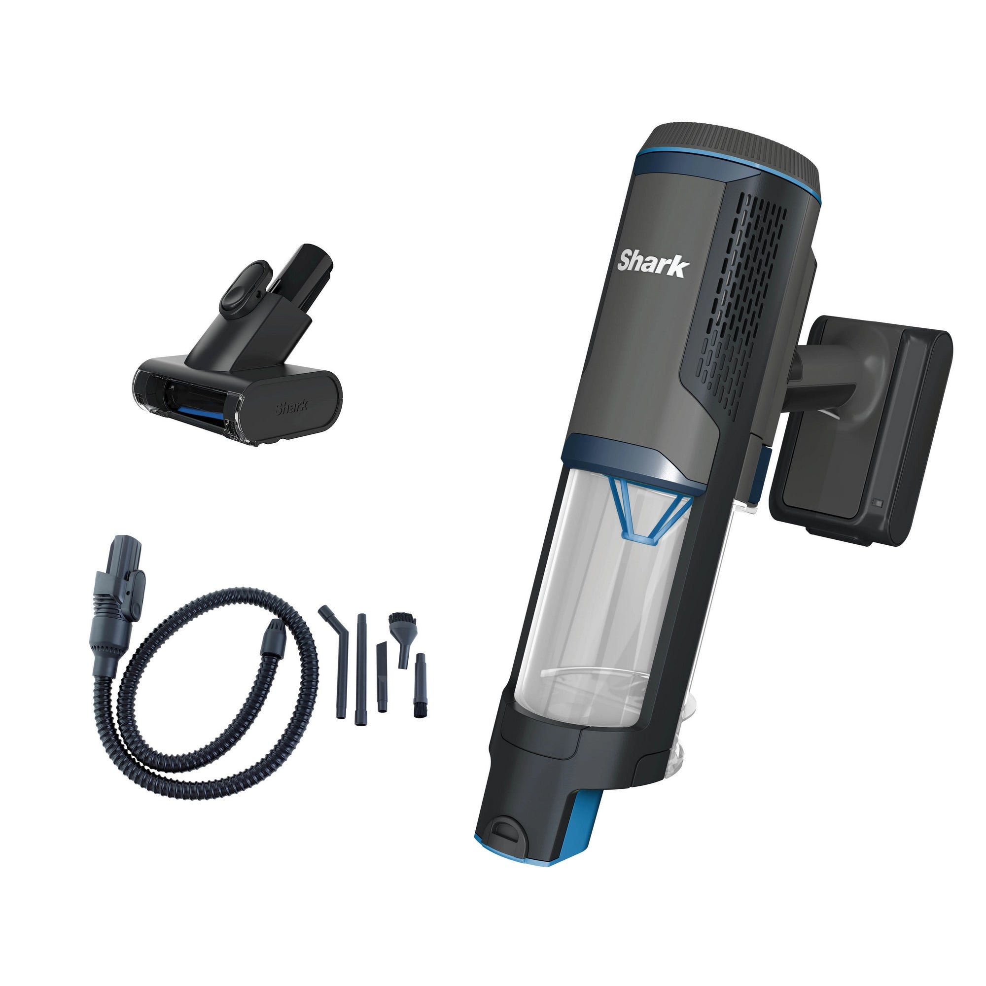 Shark PowerBoost Pet Cordless Handheld Vacuum Cleaner – 40 Minutes Runtime - Charcoal & Blue - BH102UK