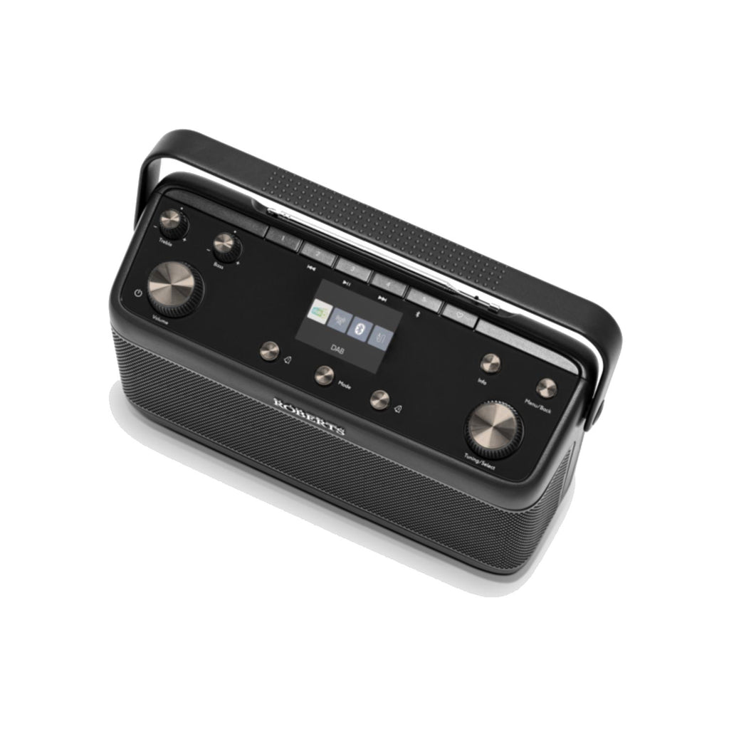 Roberts Blutune 7 Portable Stereo Radio – Black