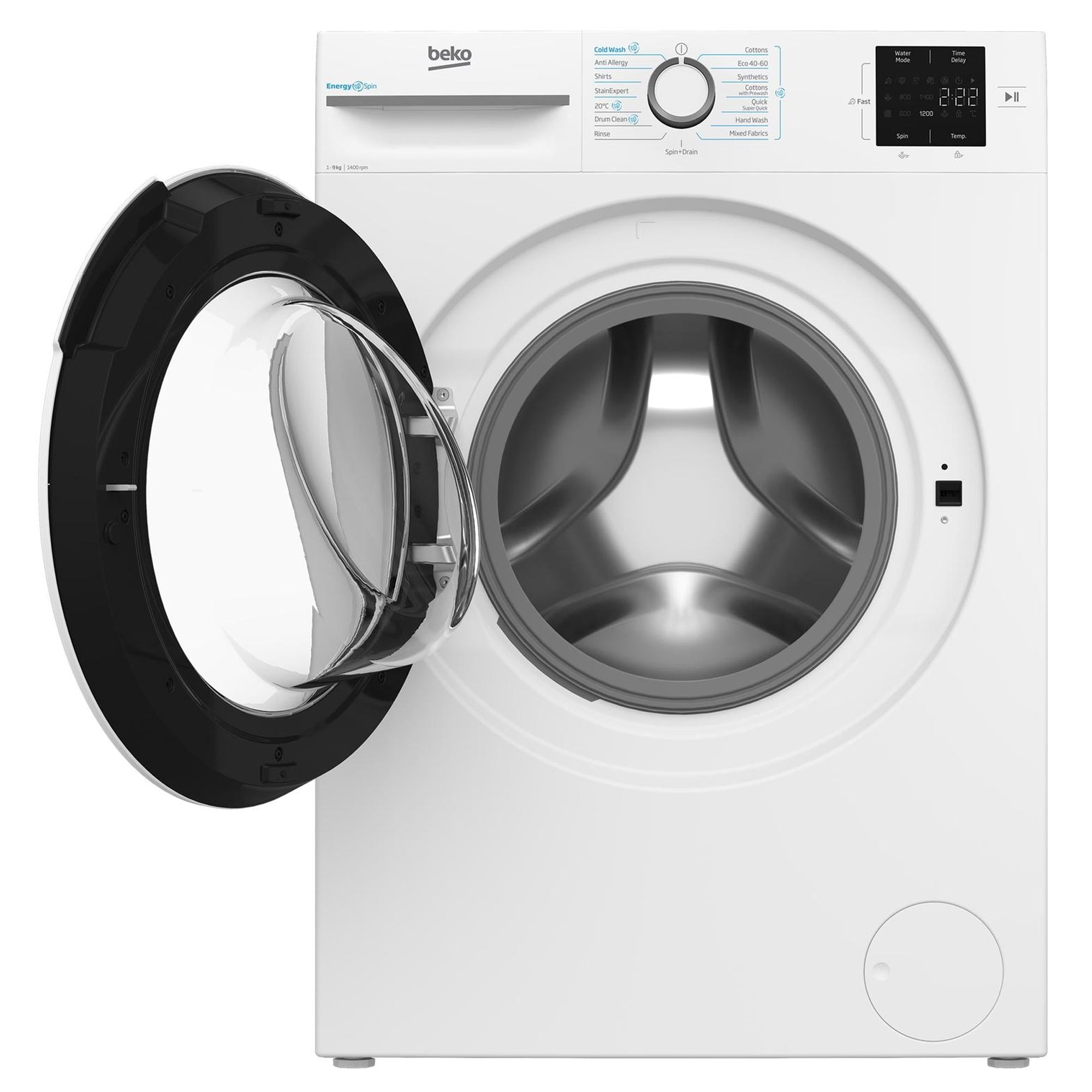 Beko BM3WT3941W 9kg, 1400 Spin, Freanding Washing Machine with Quick Wash