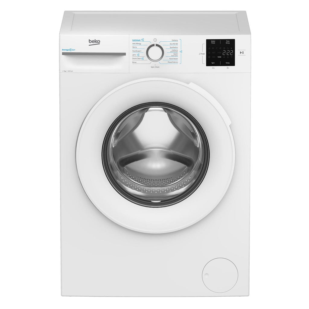 Beko BM3WT3941W 9kg, 1400 Spin, Freanding Washing Machine with Quick Wash