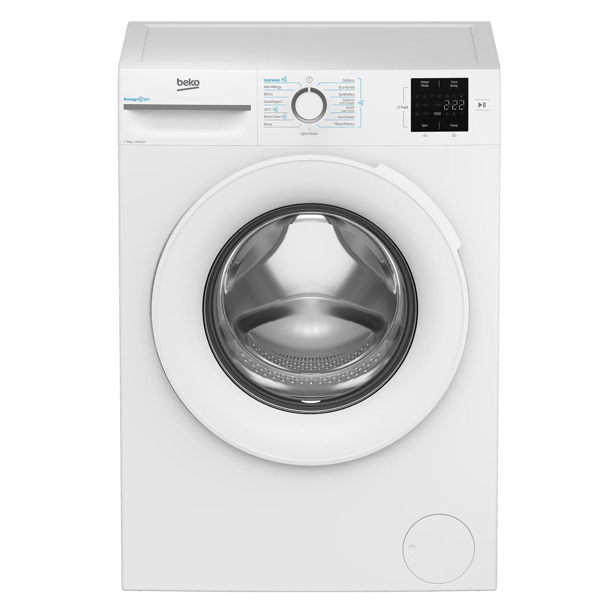 Beko BM3WT3941W 9kg, 1400 Spin, Freanding Washing Machine with Quick Wash