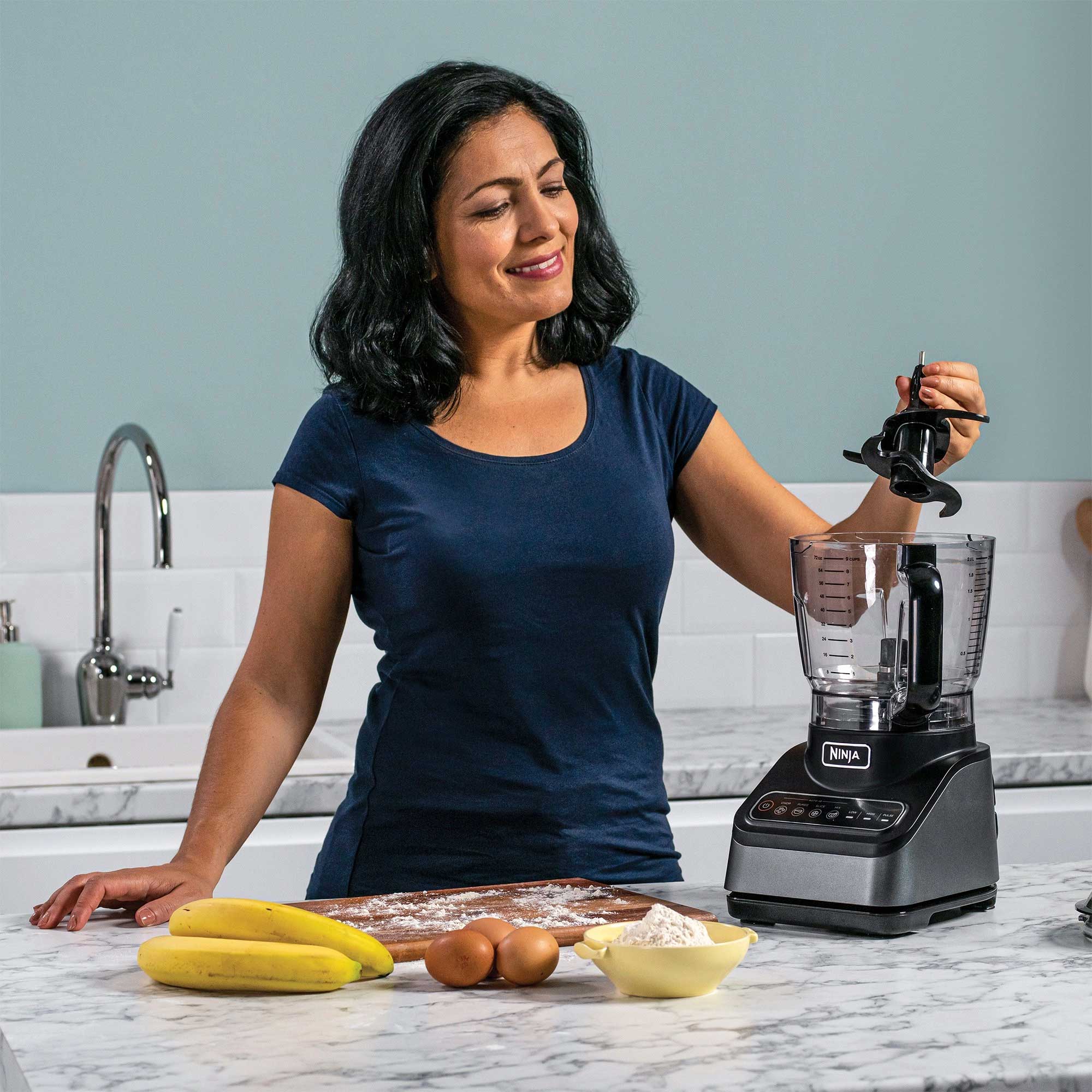 Ninja Food Processor with Auto-IQ Technology – Silver | BN650UK