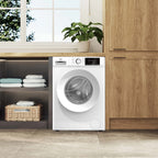 Beko BWC7121W 7kg, 1200 Spin, Freestanding Washing Machine with Quick Wash, White
