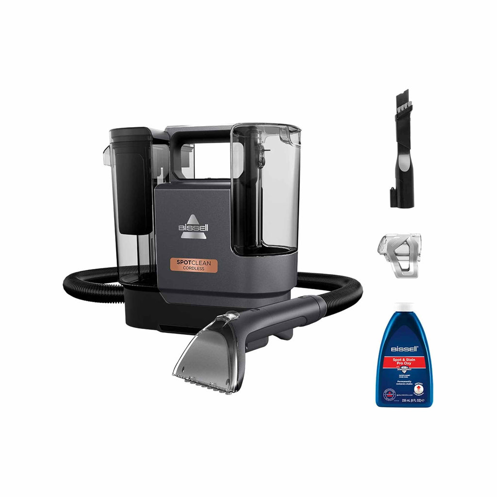 BISSELL 3681E SpotClean Cordless Portable Carpet and Upholstery Cleaner