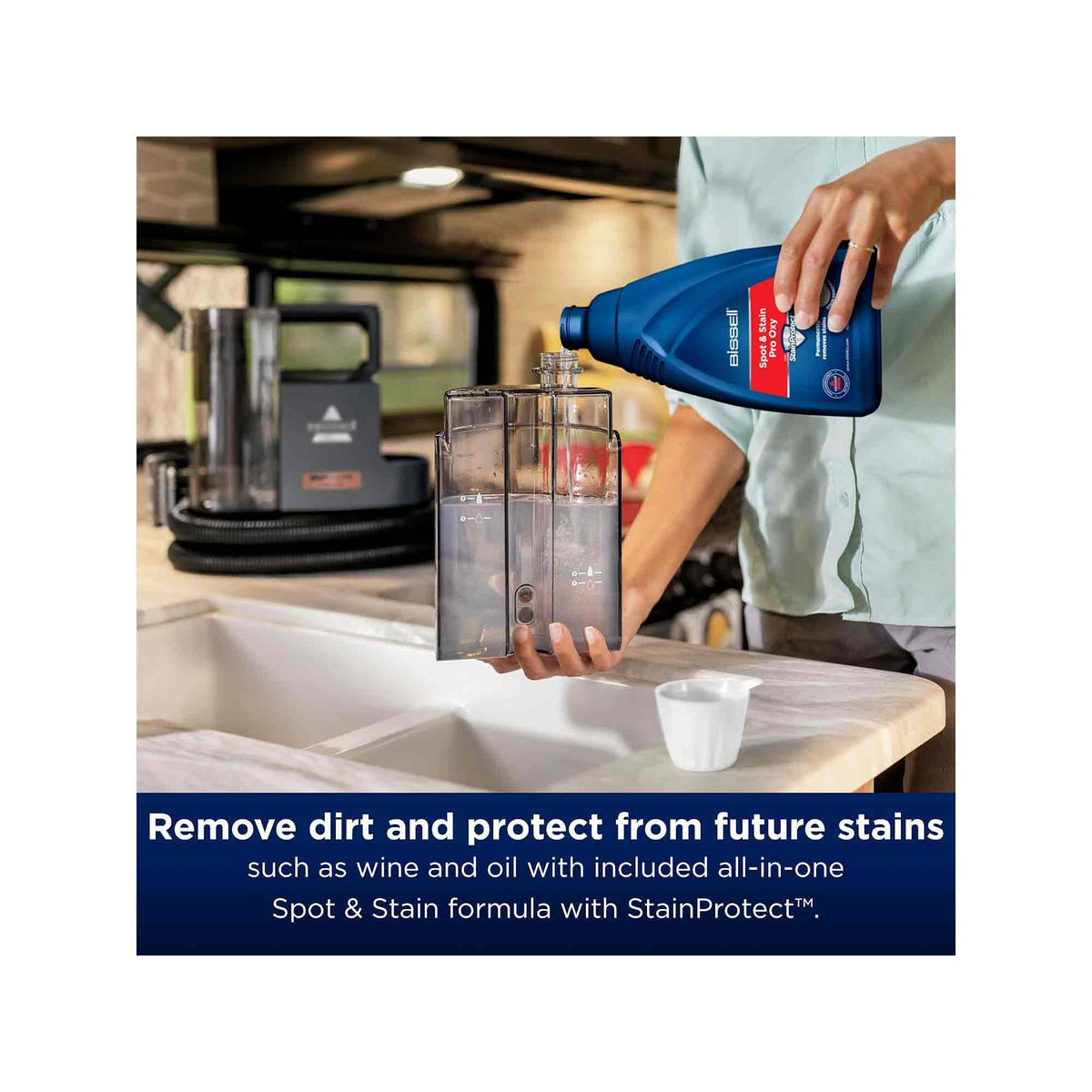 BISSELL 3681E SpotClean Cordless Portable Carpet and Upholstery Cleaner