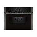 Neff C1AMG84G0B Built In Electric Compact Oven, Grill & Microwave, 45cm High, Graphite
