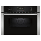 Neff C1AMG84N1B Built In Electric Compact Oven, Grill & Microwave, 45cm High, Stainless Steel