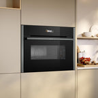 Neff C24MR21G0B Built In Electric Compact Oven, Grill & Microwave, 45cm High, Graphite