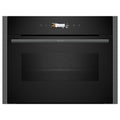 Neff C24MR21G0B Built In Electric Compact Oven, Grill & Microwave, 45cm High, Graphite