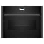 Neff C24MR21G0B Built In Electric Compact Oven, Grill & Microwave, 45cm High, Graphite