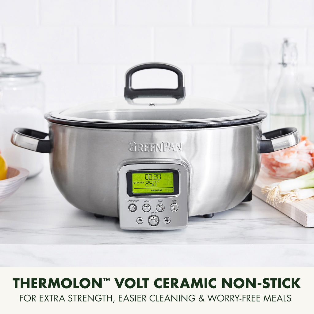 GreenPan 5.6L Omni Cooker in Stainless Steel – CC005284