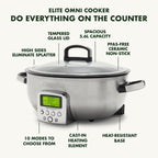 GreenPan 5.6L Omni Cooker in Stainless Steel – CC005284