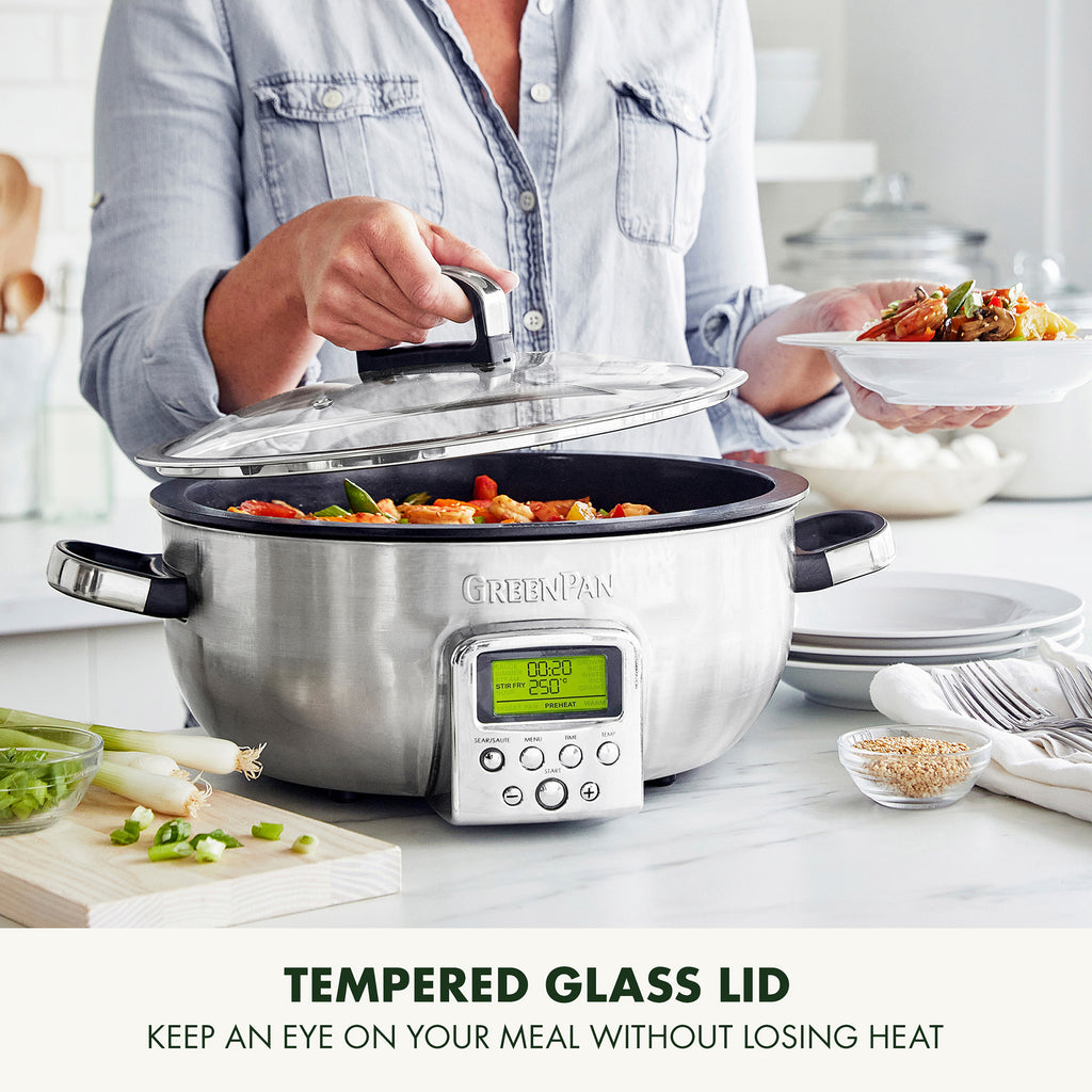 GreenPan 5.6L Omni Cooker in Stainless Steel – CC005284