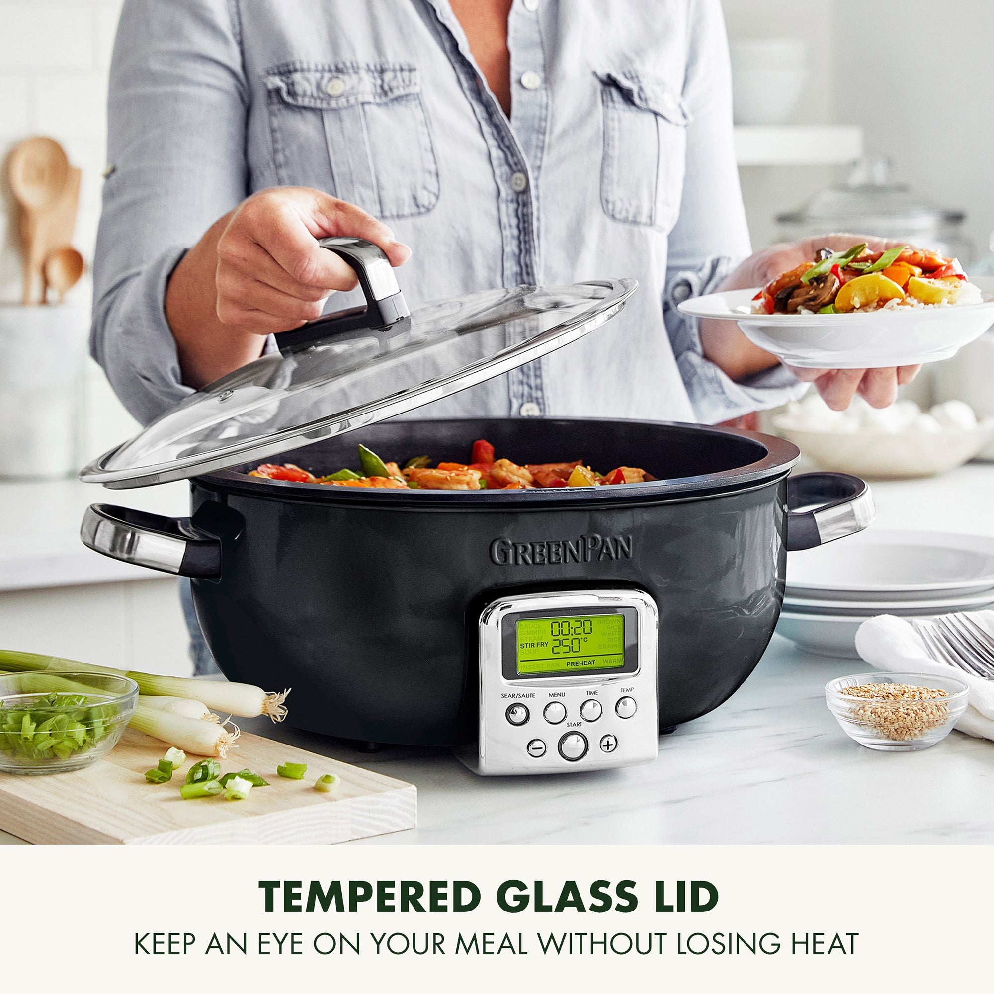 GreenPan 5.6L Omni Cooker in Black – CC005286