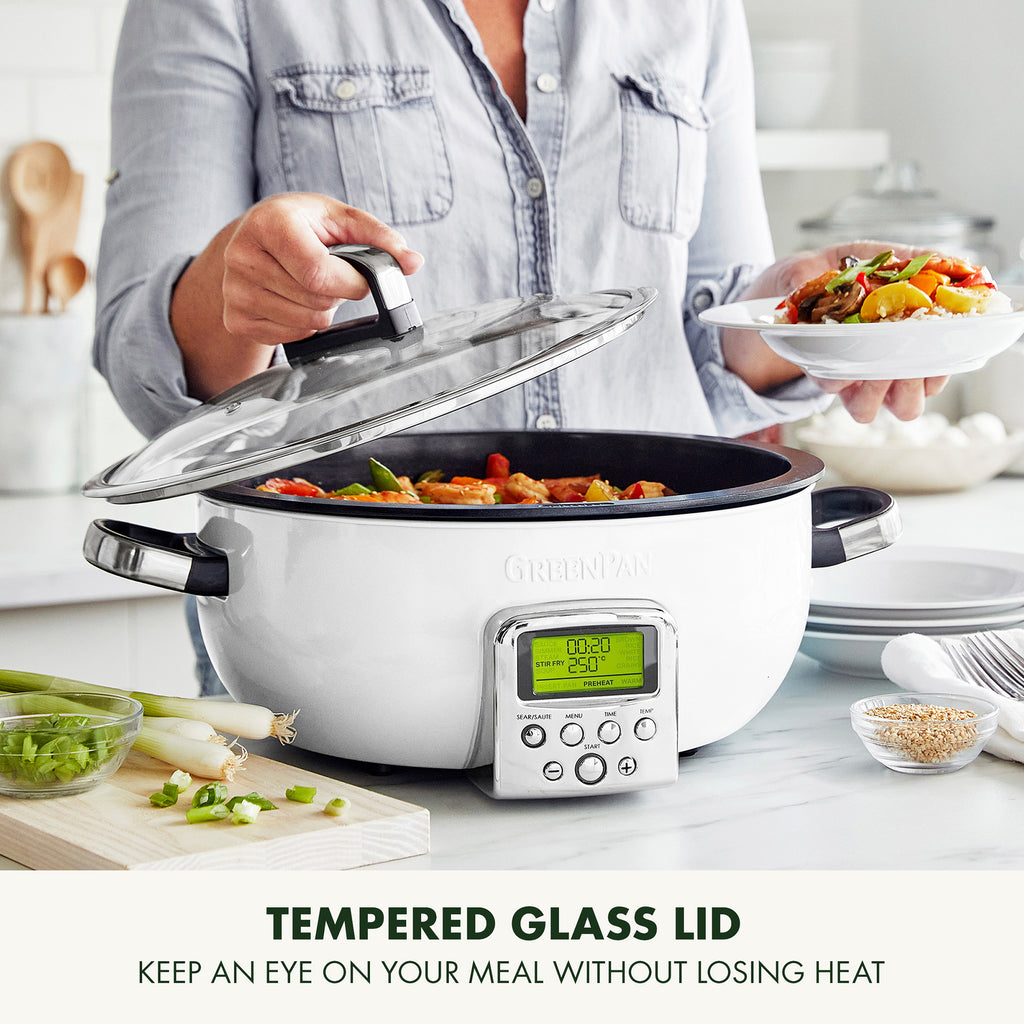 GreenPan 5.6L Omni Cooker in Cloud Cream - CC005288