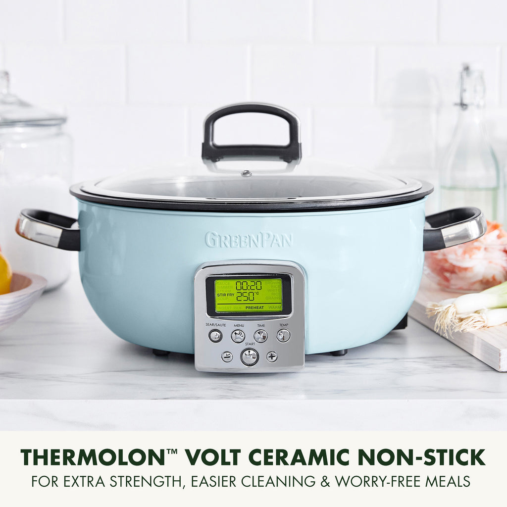 GreenPan 5.6L Non-Stick Multicooker – Blue Haze - CC005290