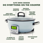 GreenPan 5.6L Non-Stick Multicooker – Blue Haze - CC005290