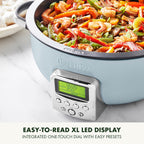 GreenPan 5.6L Non-Stick Multicooker – Blue Haze - CC005290