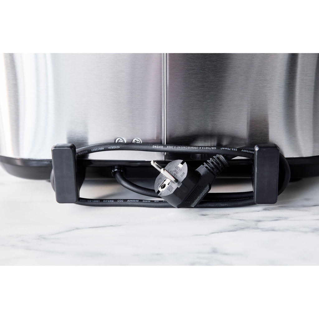 GreenPan 6 Litre Slow Cooker in Stainless Steel – CC005308