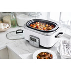 Greenpan 6 Litre Slow Cooker in Cloud Cream - CC005312