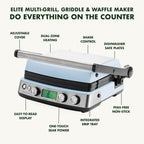 Greenpan Non-Stick 3-in-1 Contact Grill in Blue Haze - CC006581