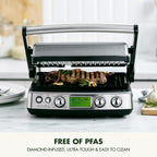 GreenPan Non-Stick 3-in-1 Contact Grill in Stainless Steel – CC006585