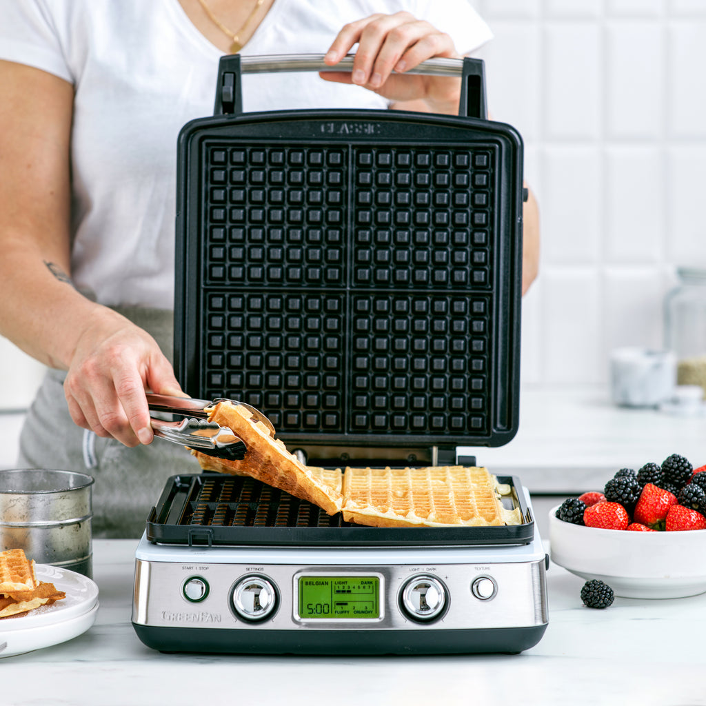 GreenPan Elite Waffle Maker in Blue Haze – CC006586