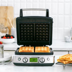 GreenPan Elite Waffle Maker in Blue Haze – CC006586
