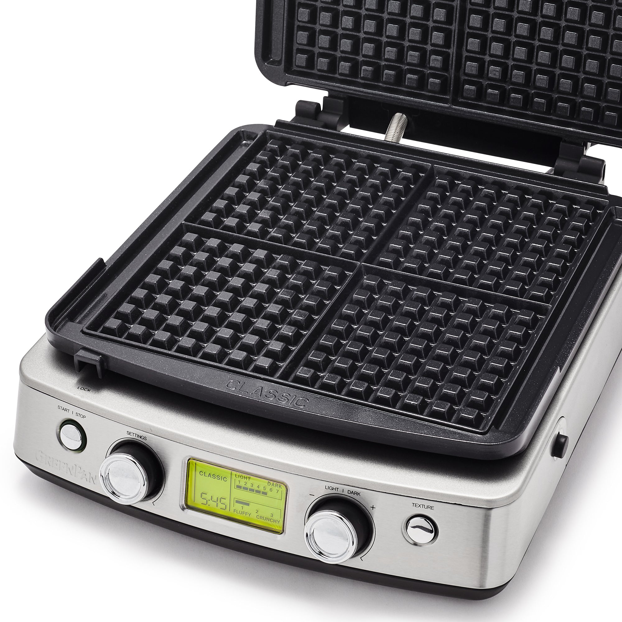 GreenPan Elite Waffle Maker in Blue Haze – CC006586