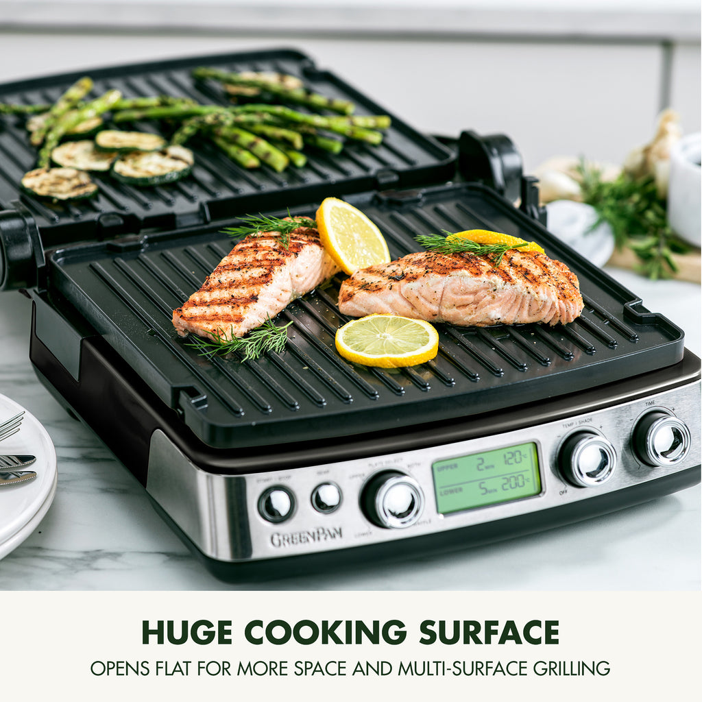 GreenPan Non-Stick 3-in-1 Contact Grill in Black – CC006809
