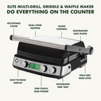 GreenPan Non-Stick 3-in-1 Contact Grill in Black – CC006809