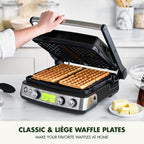 GreenPan Elite Waffle Maker in Black – CC006811