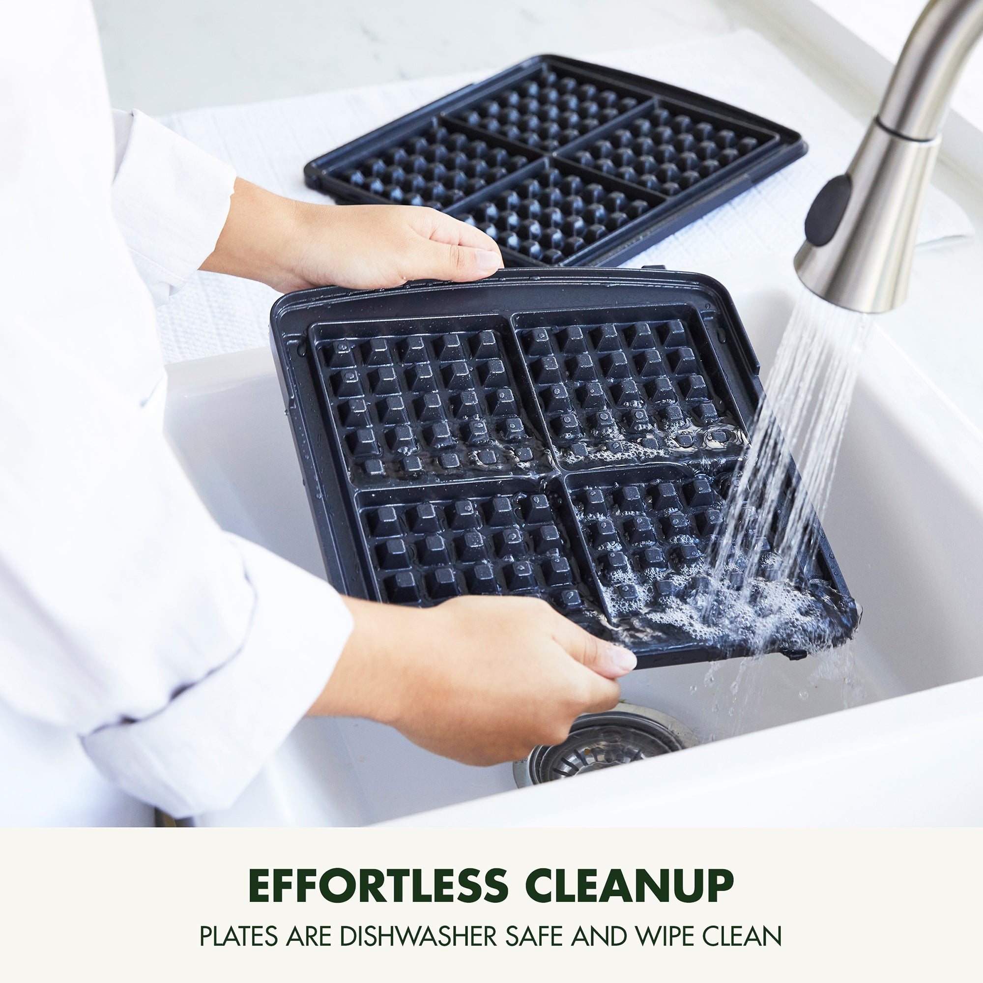 GreenPan Elite Waffle Maker in Black – CC006811