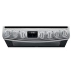 AEG CCB6741ACM 60cm Freestanding Double Oven and Grill Electric Cooker with Ceramic Hob, Stainless Steel