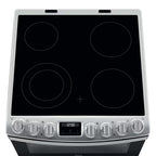 AEG CCB6741ACM 60cm Freestanding Double Oven and Grill Electric Cooker with Ceramic Hob, Stainless Steel