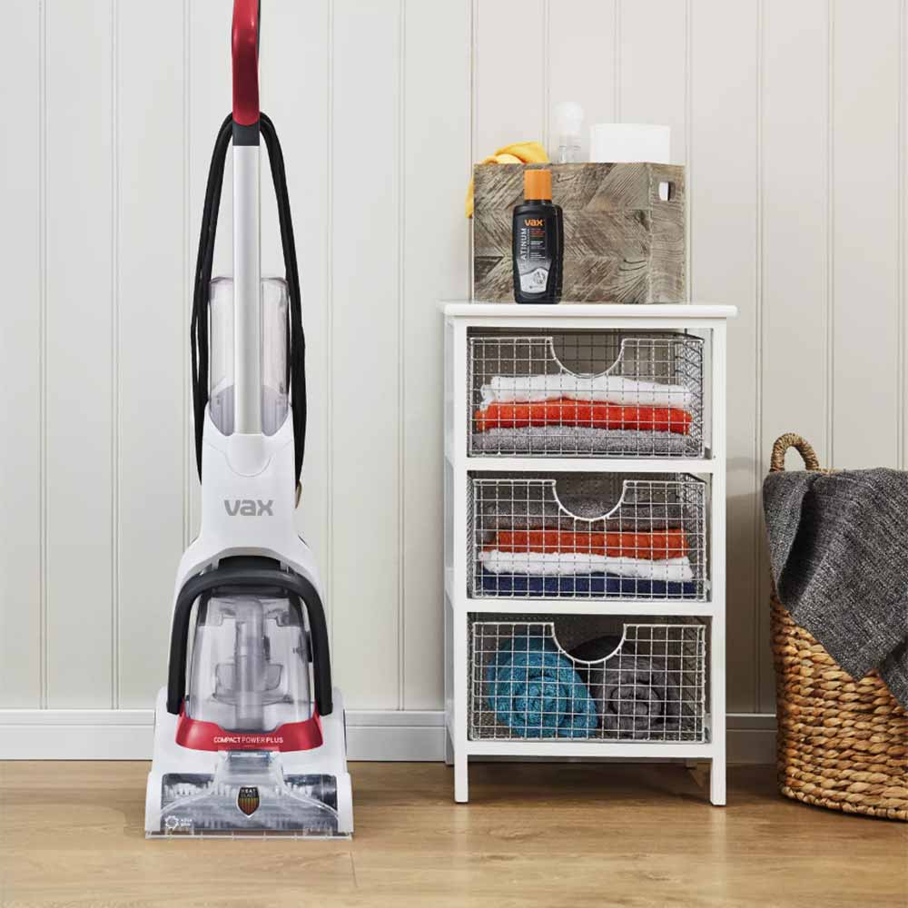 Vax Compact Power Plus Upright Carpet Cleaner in White – CDCW-CPXP