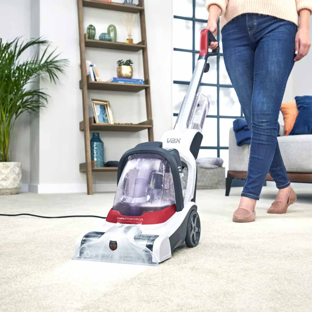 Vax Compact Power Plus Upright Carpet Cleaner in White – CDCW-CPXP