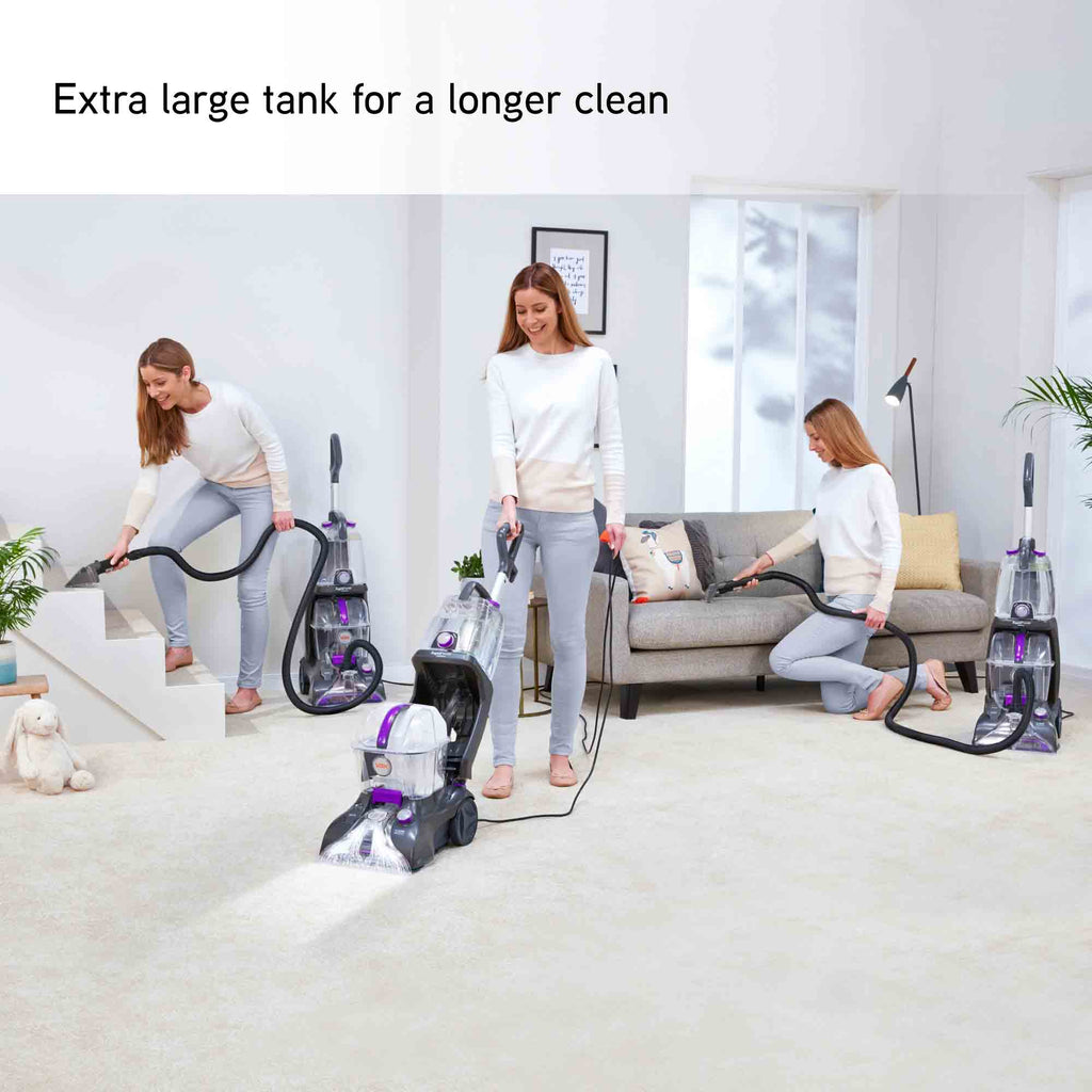 VAX Rapid Power Refresh Carpet Cleaner – Grey/Purple - CDCW-RPXR