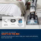 Vax Platinum SmartWash Classic Upright Carpet Cleaner - Silver & Blue (CDCW-SWXC)