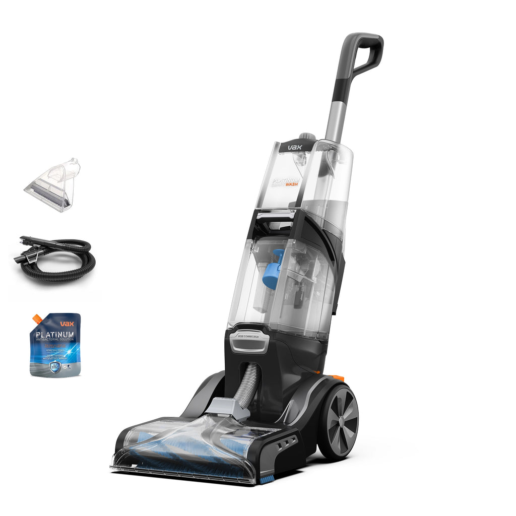 Vax Platinum SmartWash Classic Upright Carpet Cleaner - Silver & Blue (CDCW-SWXC)