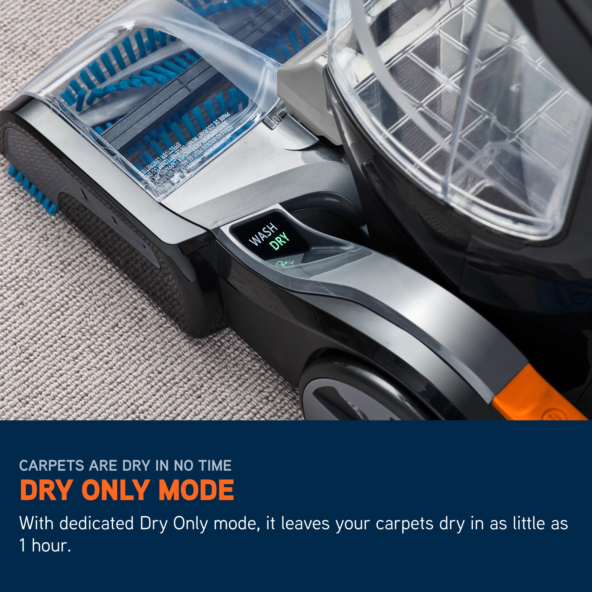 Vax Platinum SmartWash Classic Upright Carpet Cleaner - Silver & Blue (CDCW-SWXC)