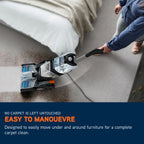 Vax Platinum SmartWash Classic Upright Carpet Cleaner - Silver & Blue (CDCW-SWXC)
