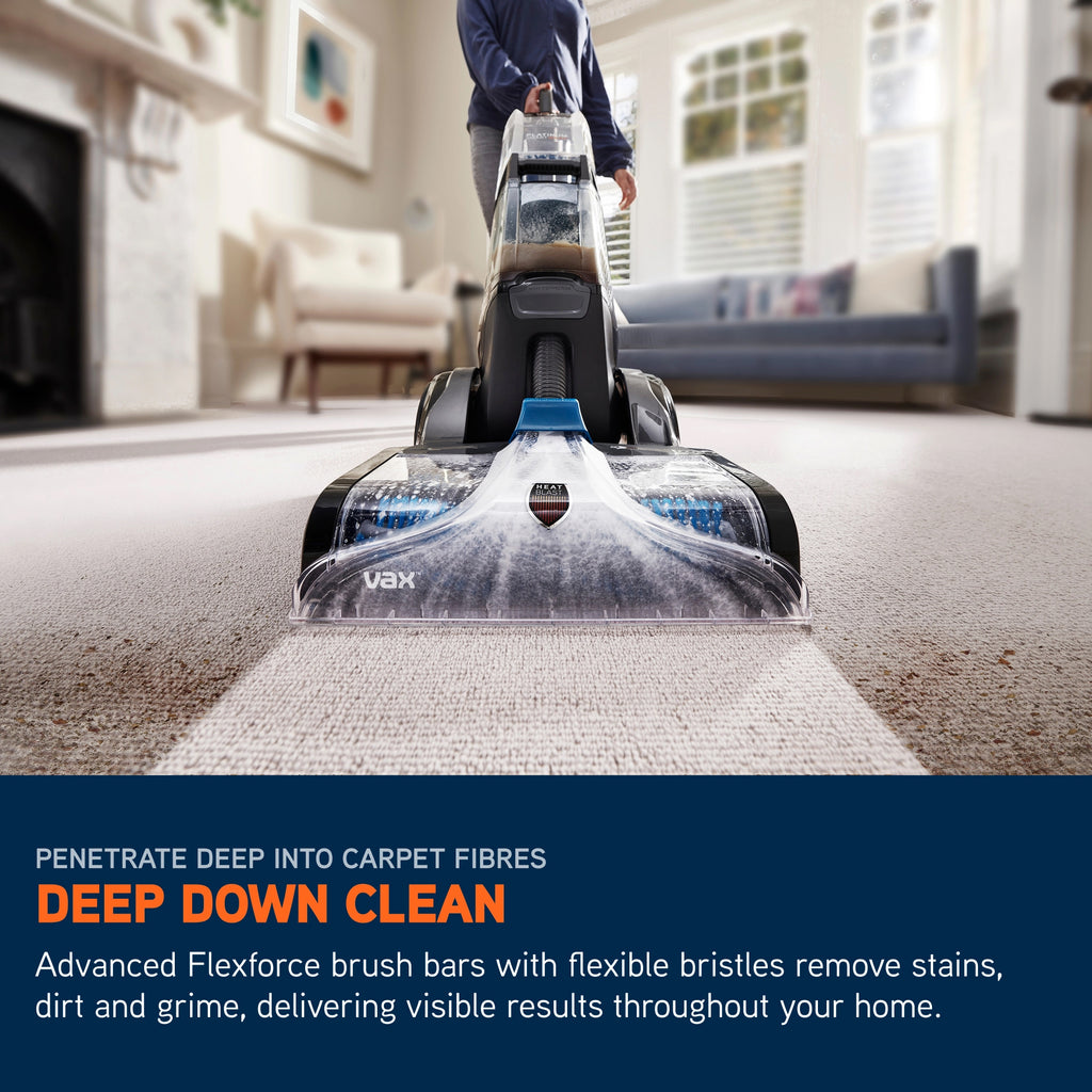 Vax Platinum SmartWash Upright Carpet Cleaner - Charcoal & Blue (CDCW-SWXS)