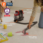 Vax SpotWash Mini Portable Carpet & Upholstery Cleaner - Grey & Red (CDSW-MCXS)
